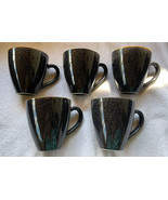 Better Homes &amp; Gardens-Coffee Cup Mugs Black Gray Speckled Outside Brown... - $39.99