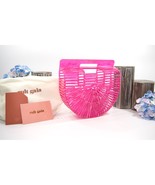 Cult Gaia Qajar Rose Pink Marble Acrylic Mini Ark Top Handle Bag NWT - £192.79 GBP