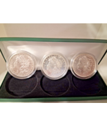 1921 PDS Set of Morgan Silver Dollars in Display Case # 2 - $222.75