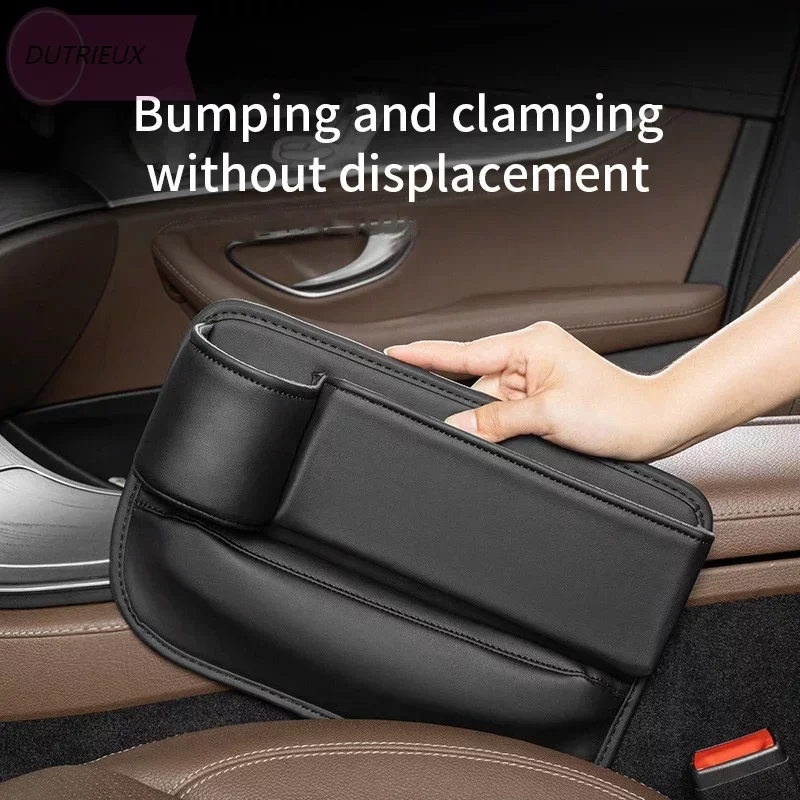 PU Leather Car Seat Gap Bag Case Storage Bag For Auto Console Side Seat Plug - £15.15 GBP