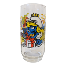 Vintage 1983 Payo Smurfs Collectors Drinking Glass &#39;smurfette&#39; :-) - £7.90 GBP