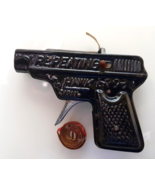 REPEATING HAWK ~ JAPAN ✱ Kids Small Pistol Cap Gun ~ Vintage Tin Toy 60´... - £41.49 GBP