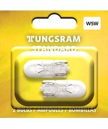 Tungsram Standard Replacement Bulb, #W5W, Pack of 2 Bulbs, Car and Autom... - £5.49 GBP