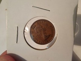 1962 Canadian Elizabeth II 1 Cent Penny Canada 1960s Coin - £7.39 GBP