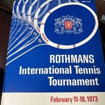 Rothmans International Tennis Tournament  Program Toronto 1973 Rod Laver... - $34.64