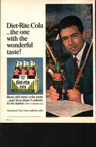 1967 Diet Rite Cola Vintage Print Ad Paul Horn Jazz Musician Real Old Ti... - $25.98