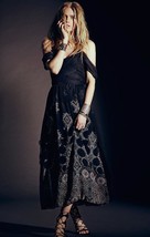 NEW FREE PEOPLE Belladonna Black Combo Maxi Dress (Size 0) - MSRP $400.00! - £119.49 GBP