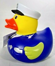 Police officer Rubber Duck Big 4&quot; 1st Responder Hard Plastic For 6m+ Bath Toy - £6.43 GBP