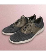 Cole Haan Grand OS Oxford Shoes Men&#39;s size 11Gray Knit Leather Brogue Sn... - $82.32 CAD