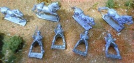 Lot: 4 Mini-Fig ACW Cavalry Long Sword, 25mm Military Miniature, Wargame Figures - £5.46 GBP