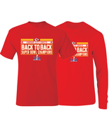 Chiefs Back To Back Super Bowl LVIII Champions T-Shirt - £16.73 GBP+