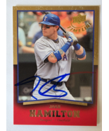 2008 Upper Deck Timeline Josh Hamilton #47 Autograph Signature Card - $20.51 CAD