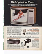 80&#39;s RCA Colortrak 2000 TV Print Ad Vintage Electronics 8.5&quot; x 11&quot; - €17,34 EUR