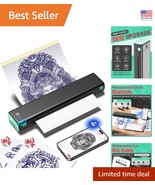 Portable Bluetooth Tattoo Transfer Printer – Effortless Design &amp; Print S... - $105.42