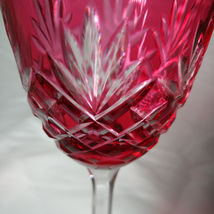 Faberge Odessa Cranberry Crystal Glass image 9