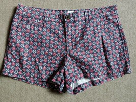 Gap Summer Shorts Womens Size 4 Multicolor Diamond Geometric Cotton - £17.01 GBP