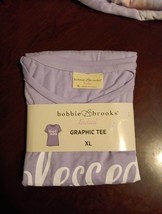 Bobbie Brooks Ladie’s XL Blessed Mama Lavender T-Shirt Short Sleeves - £11.01 GBP