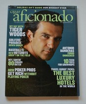 Cigar Aficionado Magazine December 2005 Antonio Banderas Tiger Woods Poker Pros - £9.26 GBP