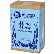 WiseWays Herbals MenoMoist Suppositories 12 pack - £10.79 GBP