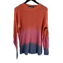 GAS Jeans Dusky Knit Sweater Orange Pink Blue Size Small New - £18.04 GBP