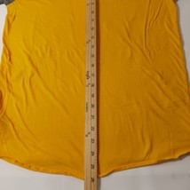 American Eagle Outfitters Women's Yellow & Gray 3/4 Sleeve Henley T-Shirt Small image 12