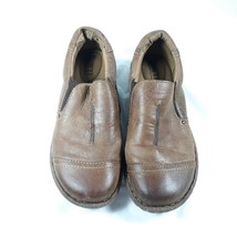 Born Brown Slip On Shoes Womens Size 9.5M Upper Leather - £18.39 GBP