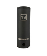 STEELMAN 19mm 1/2-Inch Drive Thin Wall Deep Impact Socket, 60007 - £12.01 GBP