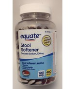 Equate Stool Softener - For Constipation - 100 mg - 400 Count- Exp 7/25 - $18.99