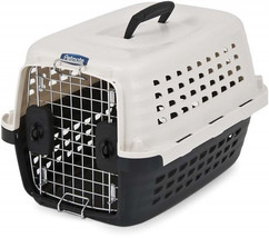 Petmate Compass Kennel Metallic White and Black Small - 2 count Petmate Compass  - £90.59 GBP