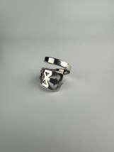 Vintage Sterling Silver Ornate Style Wrap Spoon Ring Size 6.5 - £39.56 GBP