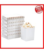 Customize Your Celebration with 100 Matte White Popcorn Boxes - Ideal fo... - $597.82 MXN