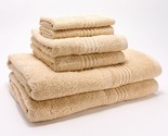 Northern Nights Egyptian Cotton 6-pc Towel Set in Beige - $193.99