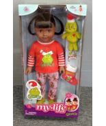 My Life As Poseable Grinch Sleepover 18&#39;&#39; Doll Dark Brunette Hair - Brow... - $1,225.48 MXN