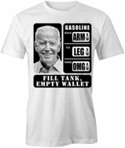 Fill Tank Empty Wallet T Shirt Tee Short-Sleeved Cotton Funny Humor S1WCA1016 - £16.64 GBP+