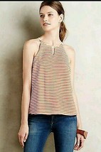New Anthropologie Striped Penthe Tank by Sunday in Brooklyn ORANG$68 Small - £24.77 GBP