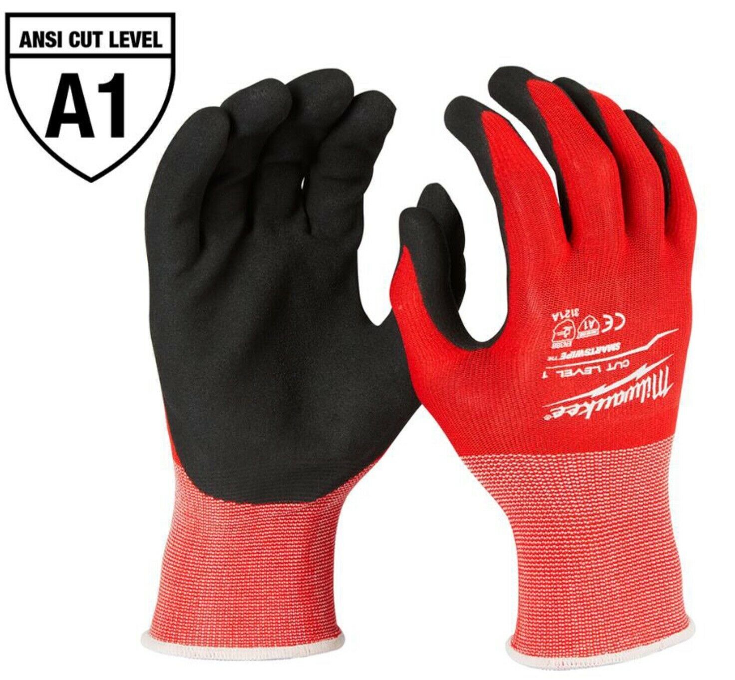 Primary image for Milwaukee  48-22-8901 Smartswipe ANSI Cut Level 1 Nitrile Dipped Gloves - Large