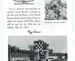 1975 Welcome to the Indianapolis Motor Speedway Booklet Tony Hulman - $11.88