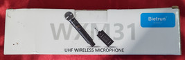 Bietrun Wireless Microphone, Unidirectional Moving-Coil Mic, 160ft Range... - $29.03