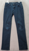 DKNY Curvy Jeans Women Size 4 Blue Denim Cotton Dark Wash Mid Rise Skinny Pocket - £18.46 GBP