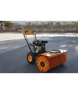 6.5HP Gas Power Walk Behind Snow Sweeper Broom Dust Lawn Gravel Turf Dri... - $1,209.49