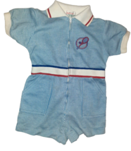 Health-Tex Size 4T Toddler Vintage 1970s Tennis Jumpsuit Shortall Made in USA - $24.75