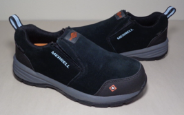 Merrell Size 7.5 M WINDOC MOC Black Leather New Women&#39;s Steel Toe Work S... - £115.52 GBP
