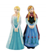 Walt Disney Frozen Movie Grown Up Elsa and Anna Ceramic Salt and Pepper ... - £21.32 GBP