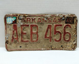 Arkansas License Plate - Expired 1970 - AEB 456 - £10.61 GBP