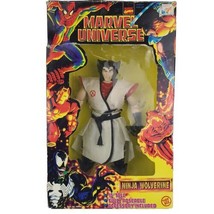 Toy Biz Marvel Comics Universe Ninja Wolverine 10&quot; Action Figure w Box Preowned  - $14.95