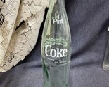 Vintage Coca Cola 1 Pint Green Bottle Beaumont, Texas Soda Bottle - £6.34 GBP