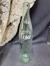 Vintage Coca Cola 1 Pint Green Bottle Beaumont, Texas Soda Bottle - £6.22 GBP