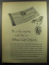 1951 B. Altman &amp; Co. Gift Certificate Ad - This is why everybody would like - £14.78 GBP