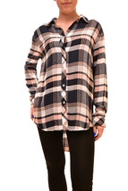 SUNDRY Womens Shirt Colourful Check Stylish Casual Multicolor Size US 1  - £28.68 GBP