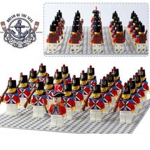 21pcs/set UK Army Redcoats Marine Corps American Revolutionary War Minifigures - £26.34 GBP